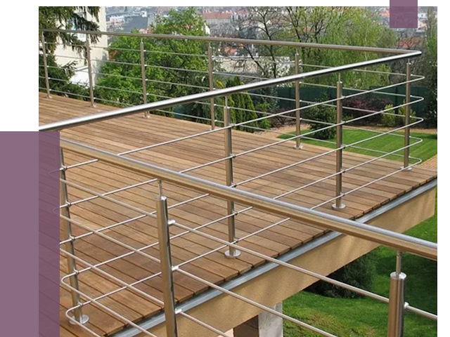 Алюминиевые парапеты в Барнауле под ключ от 7688 руб. 