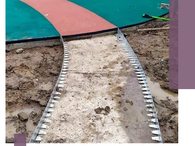 Металлические бордюры для дорожек в Барнауле — монтаж и изготовление