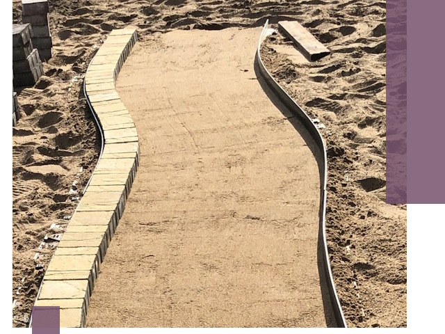 Металлические бордюры для тротуаров в Барнауле — прочные и долговечные