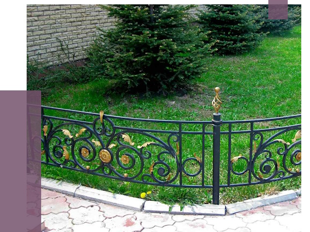Кованые газонные ограждения в Барнауле от 7536 руб. — ПРОЛЁТ-Брн