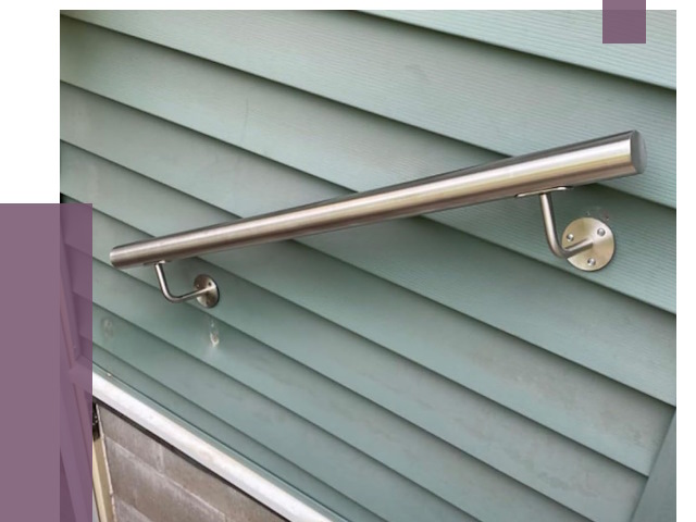 Поручни из нержавеющей стали в Барнауле от 7587 руб.  | ПРОЛЁТ-Брн